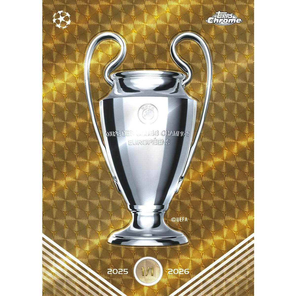 2025/26 Topps Chrome UEFA Club Competitions Soccer Hobby Box