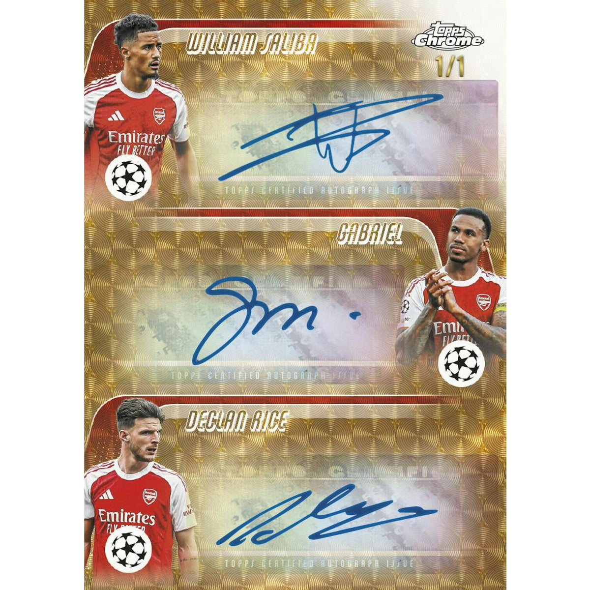 2025/26 Topps Chrome UEFA Club Competitions Soccer Blaster Pack