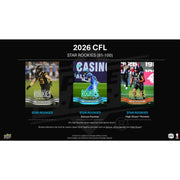 2026 Upper Deck CFL Canadian Football League Hobby 16-Box Case