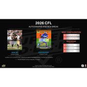 2026 Upper Deck CFL Canadian Football League Hobby 16-Box Case