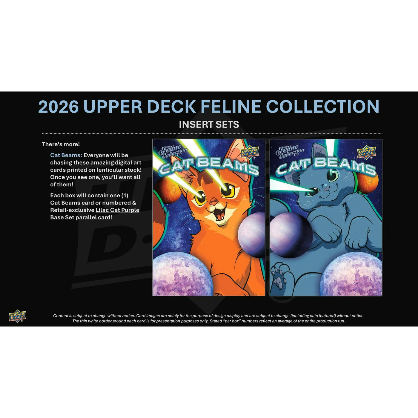 2026 Upper Deck Feline Collection Blaster 20-Box Case (Presell)