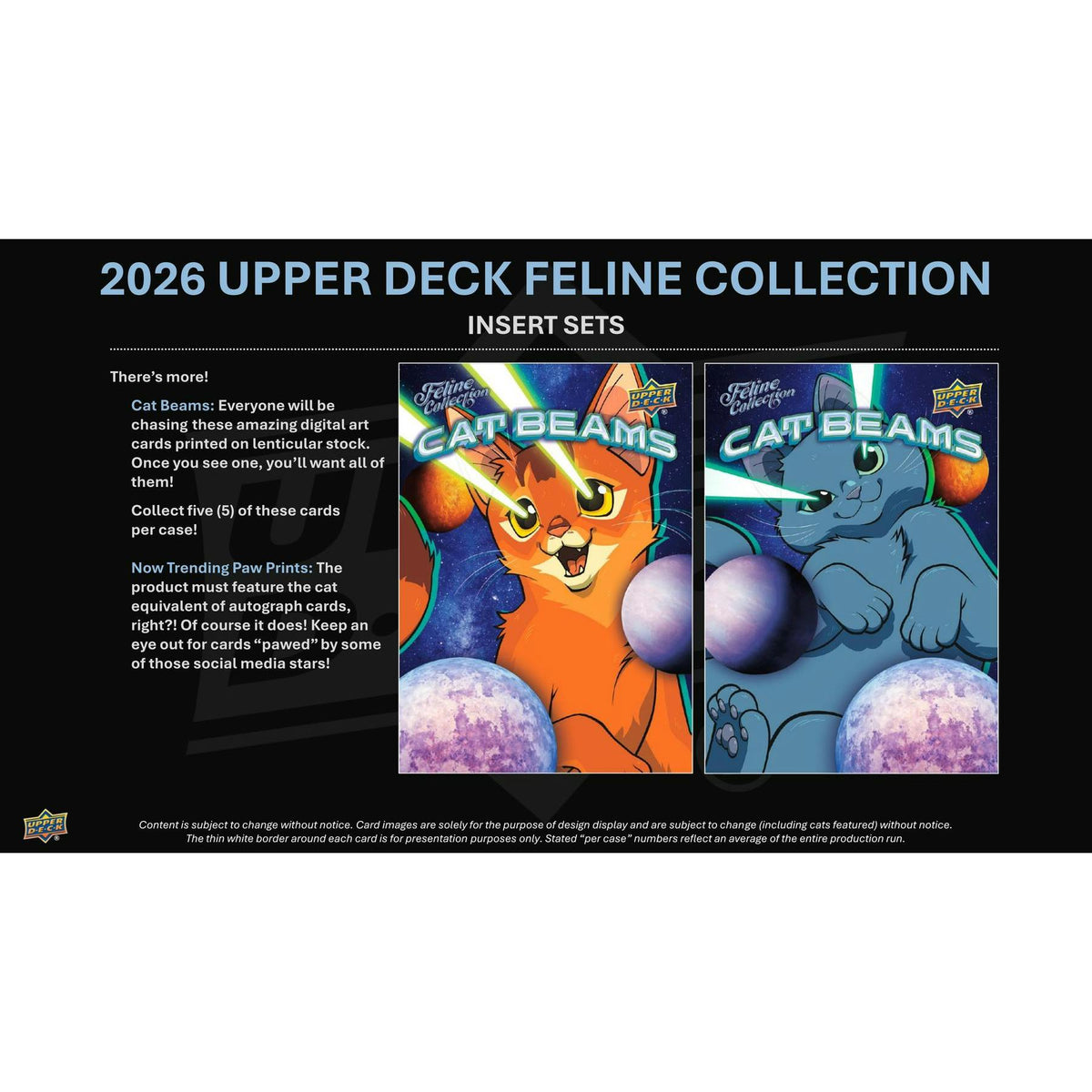 2026 Upper Deck Feline Collection Hobby Box (Presell)