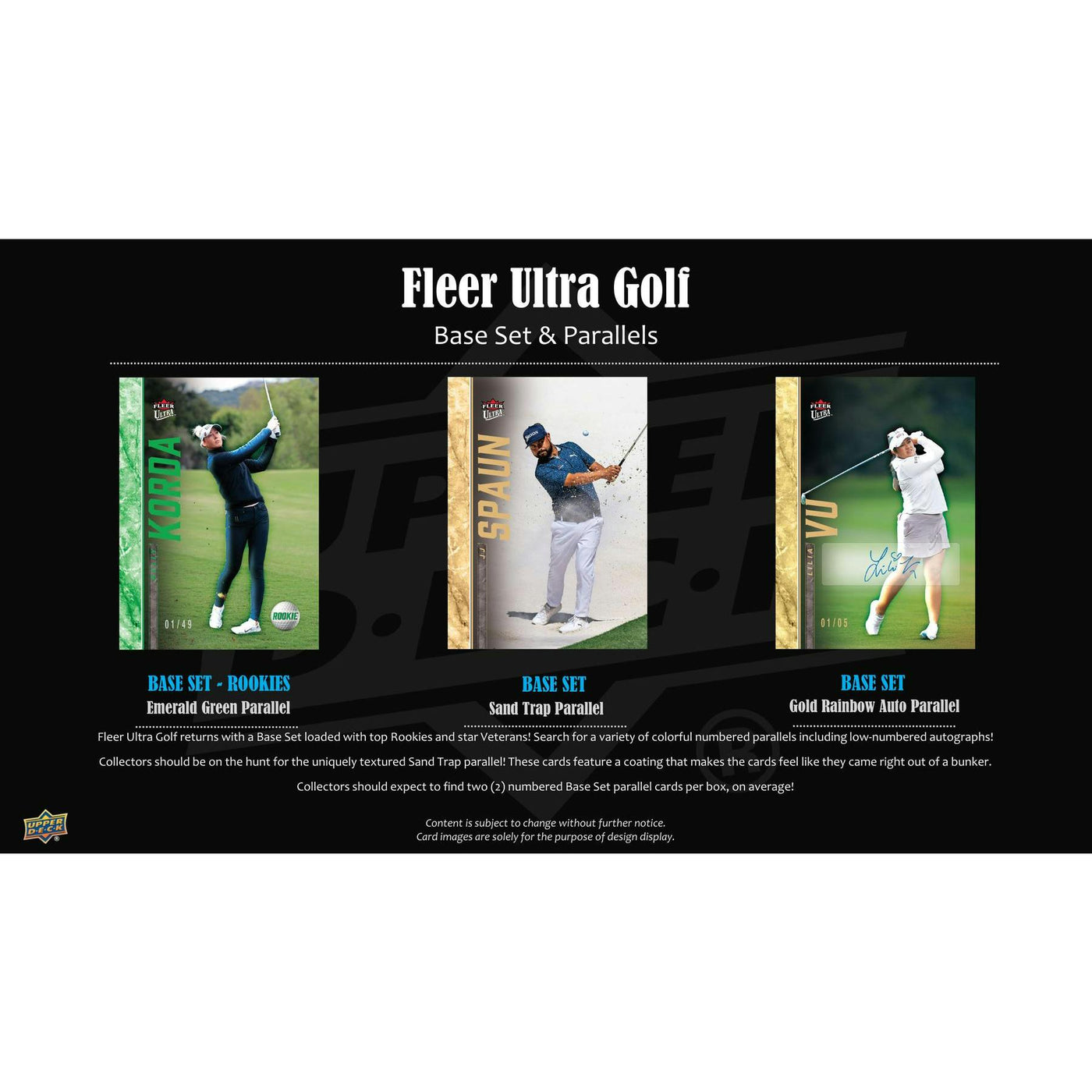 2026 Upper Deck Fleer Ultra Golf Hobby Box