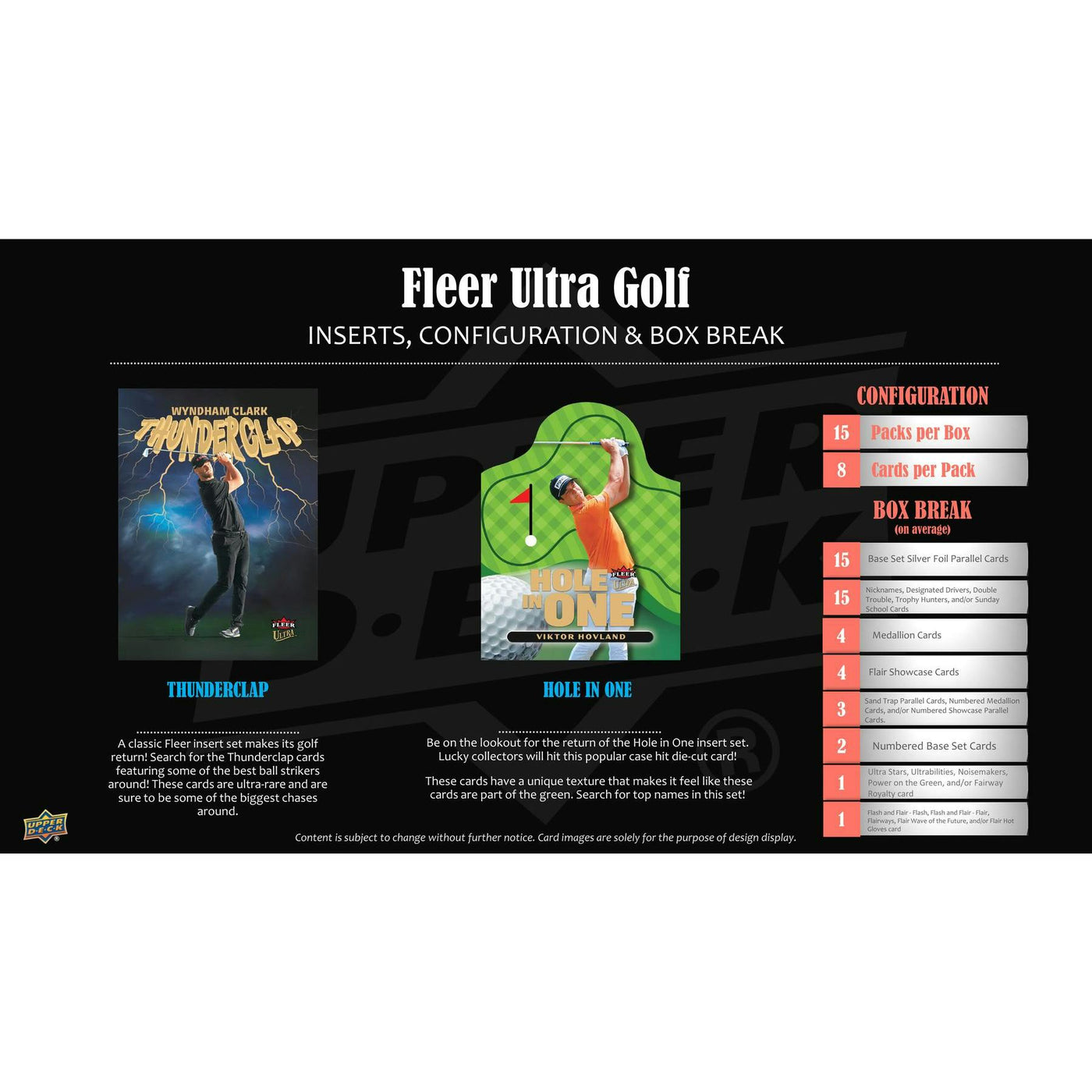 2026 Upper Deck Fleer Ultra Golf Hobby Box