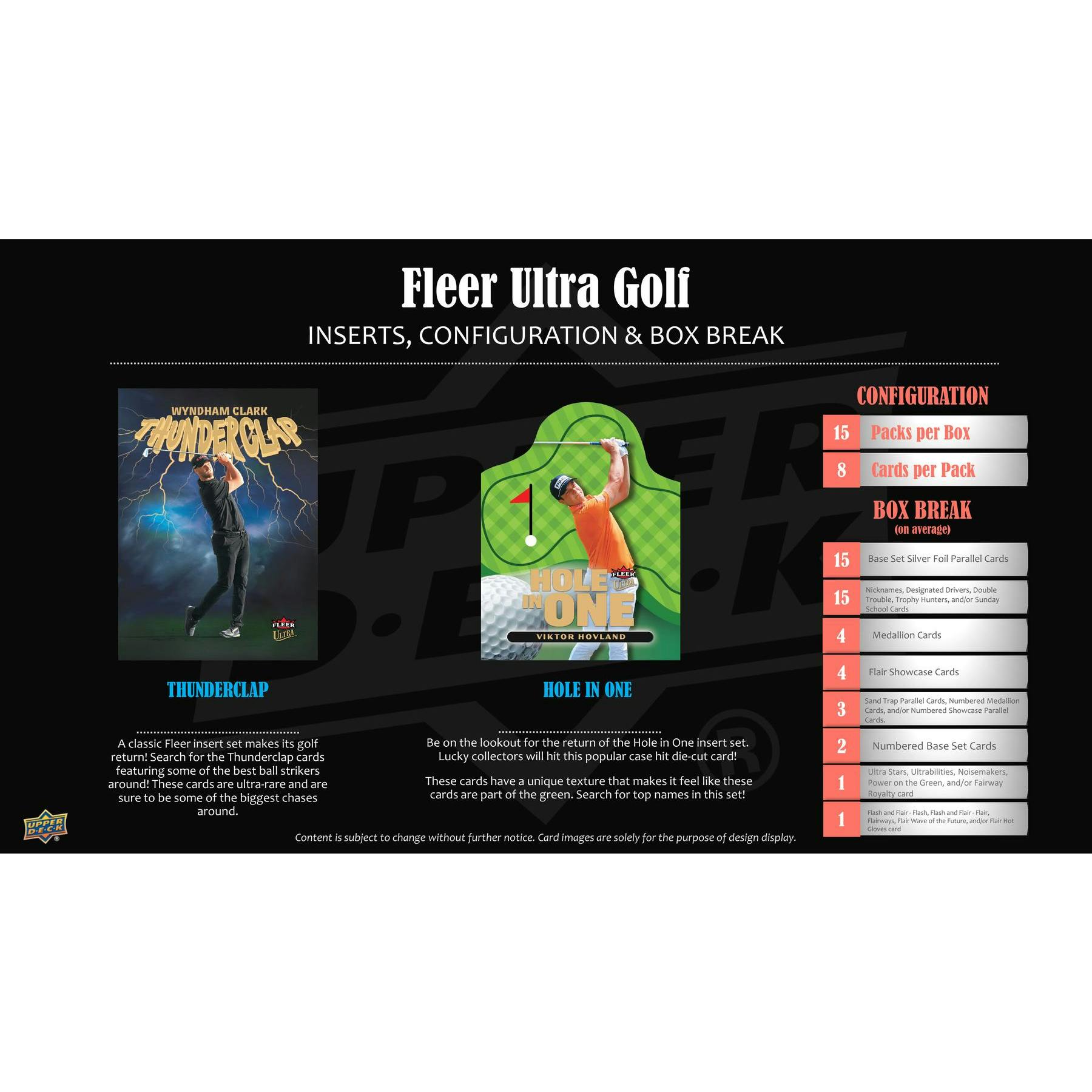 2026 Upper Deck Fleer Ultra Golf Hobby Box