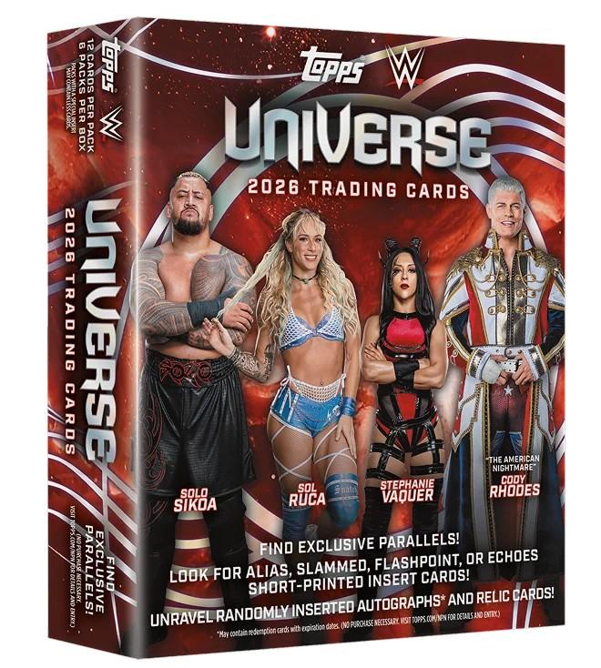 2026 Topps WWE Universe Wrestling Mega Box (Presell)