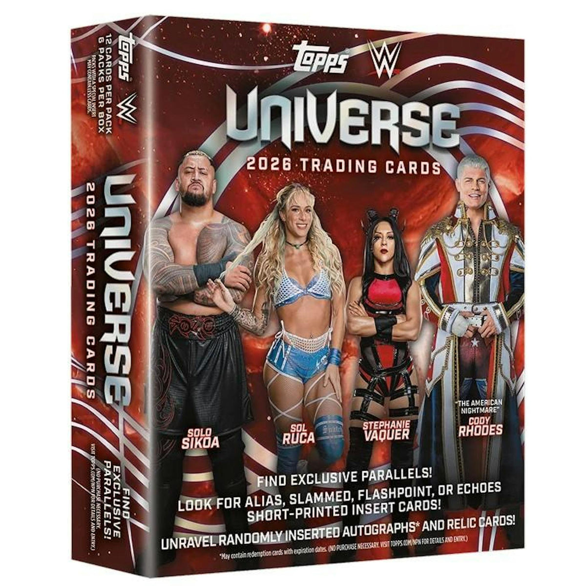 2026 Topps WWE Universe Wrestling Mega Box (Presell)