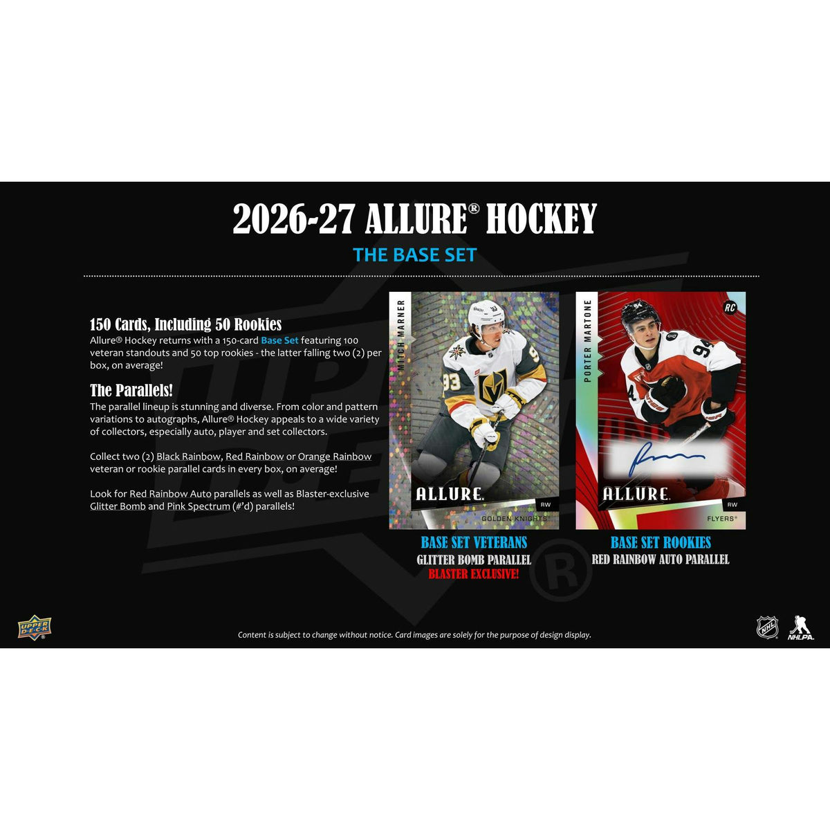 2026/27 Upper Deck Allure Hockey Blaster 20-Box Case (Presell)