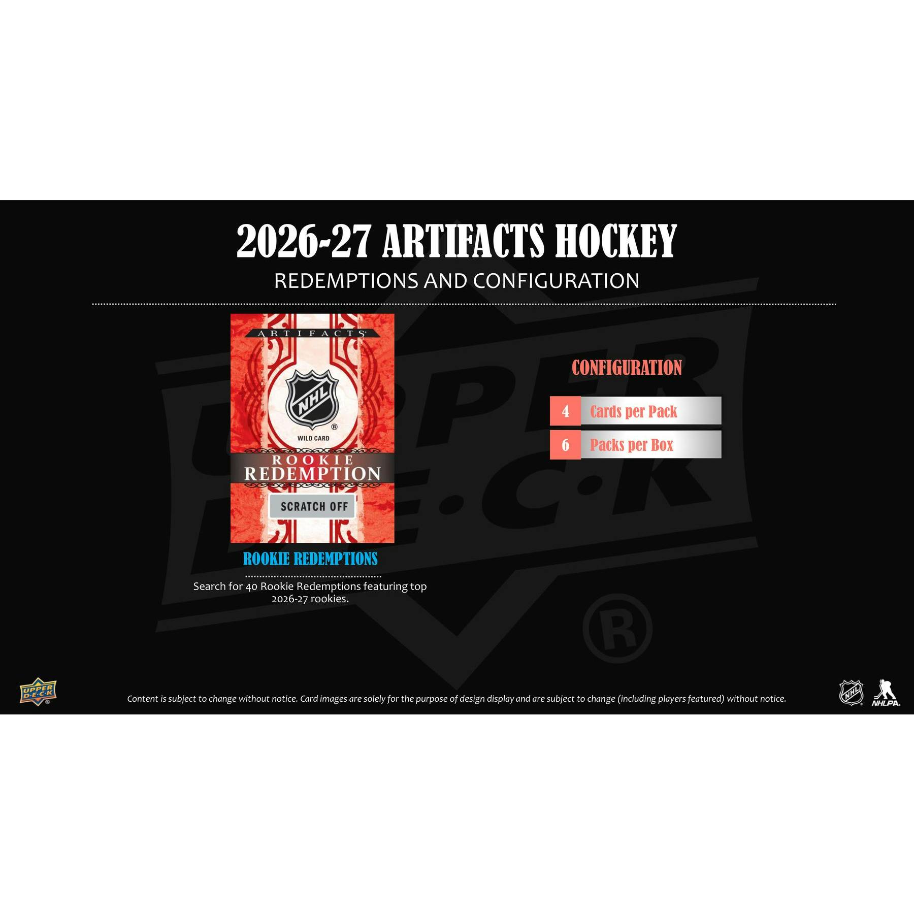 2026/27 Upper Deck Artifacts Hockey Blaster Box (Presell)