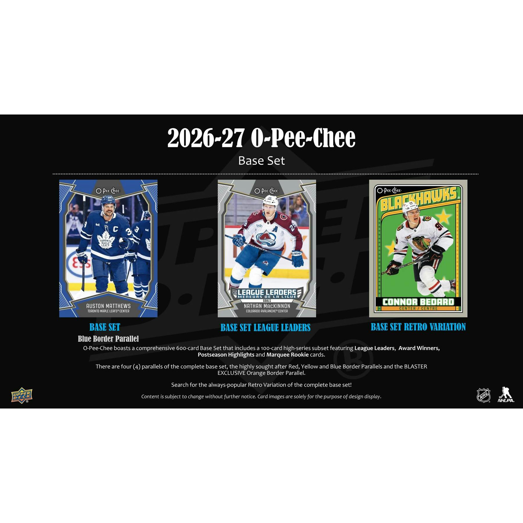 2026/27 Upper Deck O-Pee-Chee Hockey Blaster 20-Box Case (Presell)