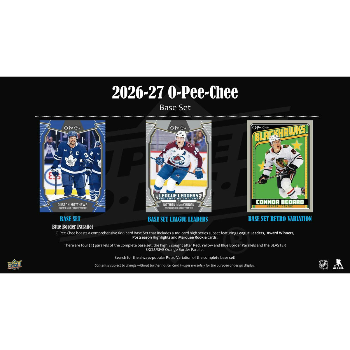 2026/27 Upper Deck O-Pee-Chee Hockey Blaster Box (Presell)