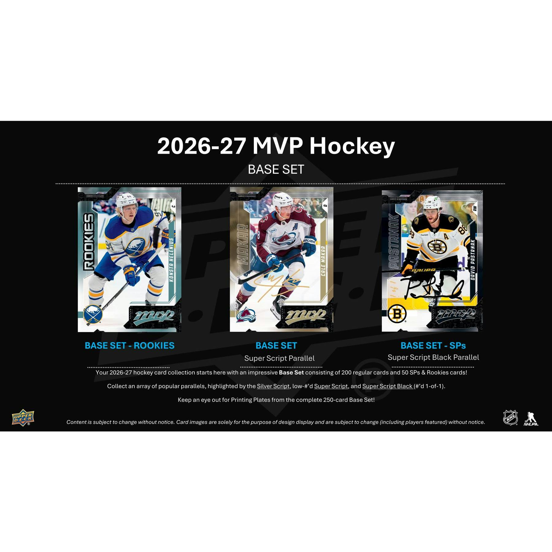 2026/27 Upper Deck MVP Hockey Hobby Pack