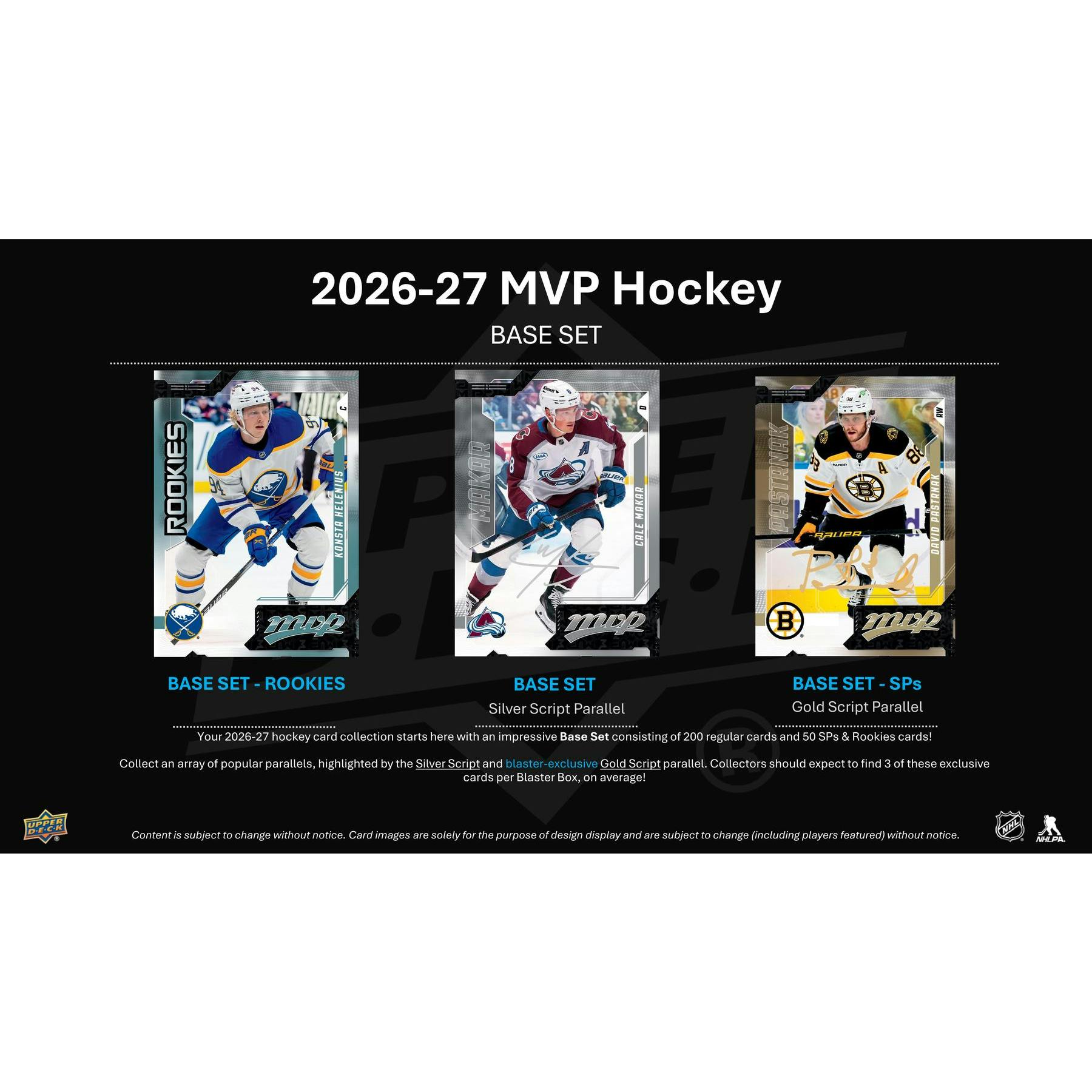 2026/27 Upper Deck MVP Hockey 36-Pack Retail 20-Box Case