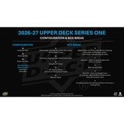 2026/27 Upper Deck Series 1 Hockey Hobby 12-Box Case (Presell)