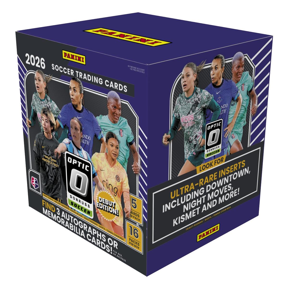 2026 Panini Donruss Optic NWSL Soccer Hobby 12-Box Case (Presell)