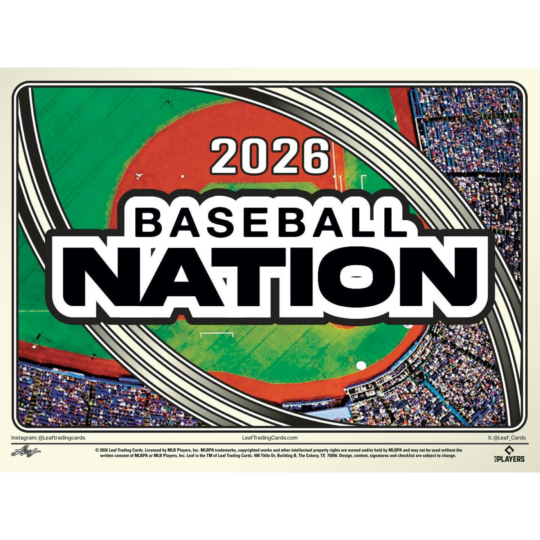 2026 Leaf Baseball Nation Hobby Jumbo Box