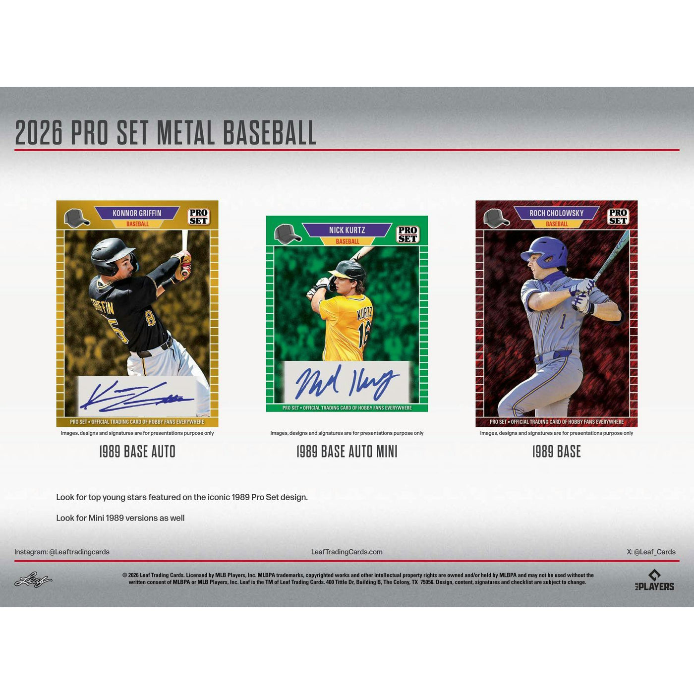2026 Leaf Pro Set Metal Baseball Hobby Box