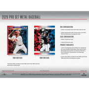 2026 Leaf Pro Set Metal Baseball Hobby Jumbo Box