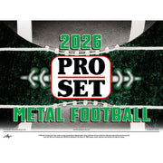 2026 Leaf Pro Set Metal Football Hobby 10-Box Case