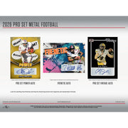 2026 Leaf Pro Set Metal Football Hobby Jumbo 8-Box Case