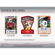 2026 Leaf Pro Set Metal Football Hobby Jumbo Box