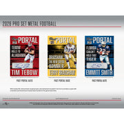 2026 Leaf Pro Set Metal Football Hobby Jumbo Box