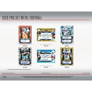 2026 Leaf Pro Set Metal Football Hobby Jumbo 8-Box Case