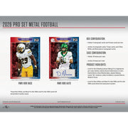 2026 Leaf Pro Set Metal Football Hobby Jumbo Box