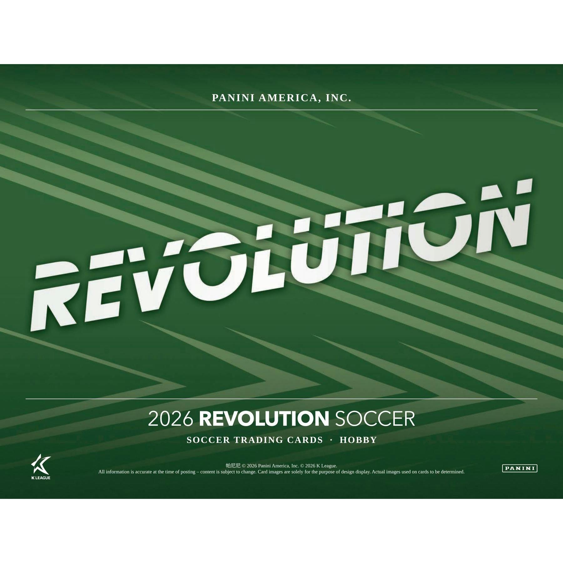 2026 Panini Revolution K League Soccer Hobby Box