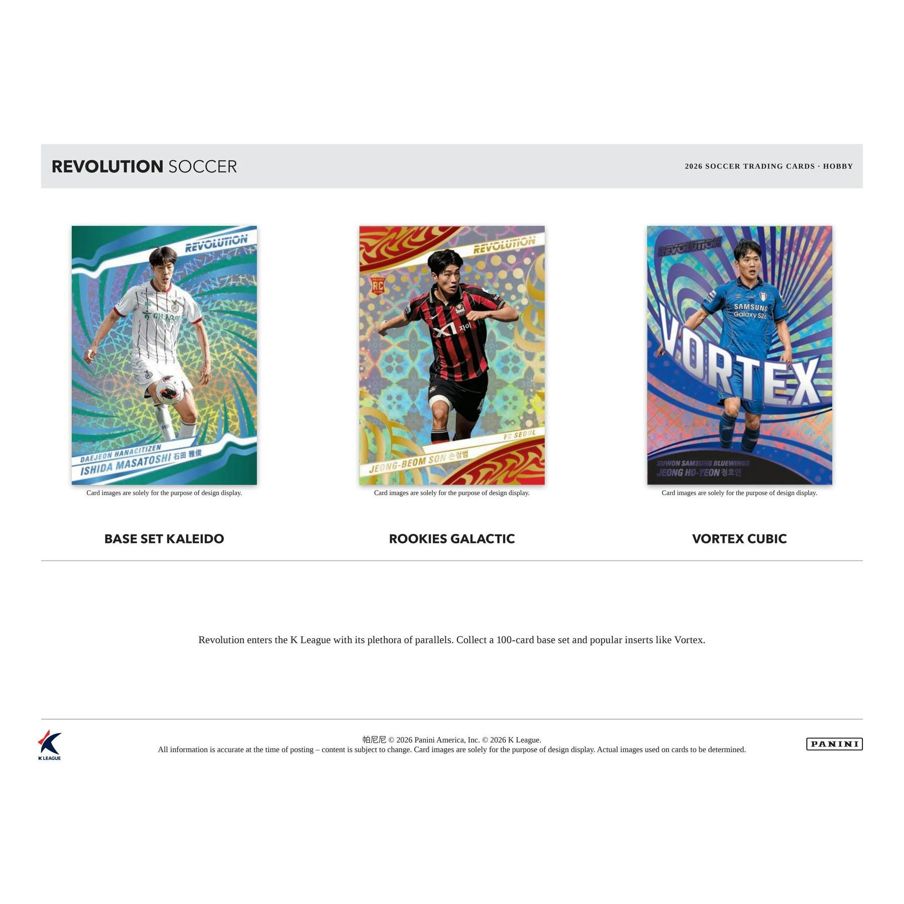 2026 Panini Revolution K League Soccer Hobby 8-Box Case