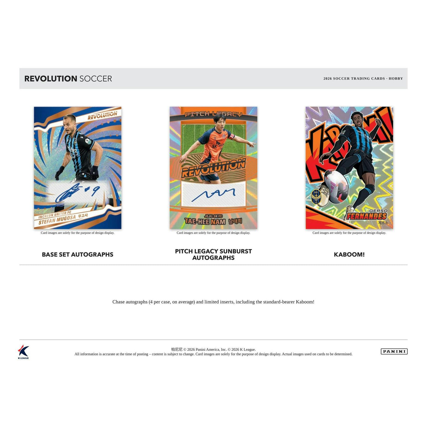 2026 Panini Revolution K League Soccer Hobby Box