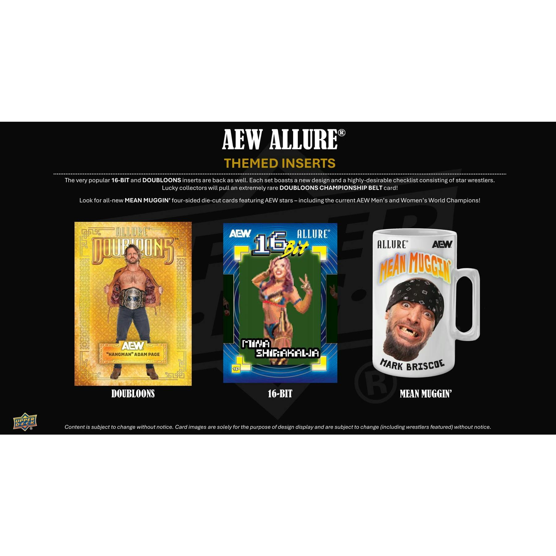 2026 Upper Deck AEW Allure Wrestling Hobby 18-Box Case