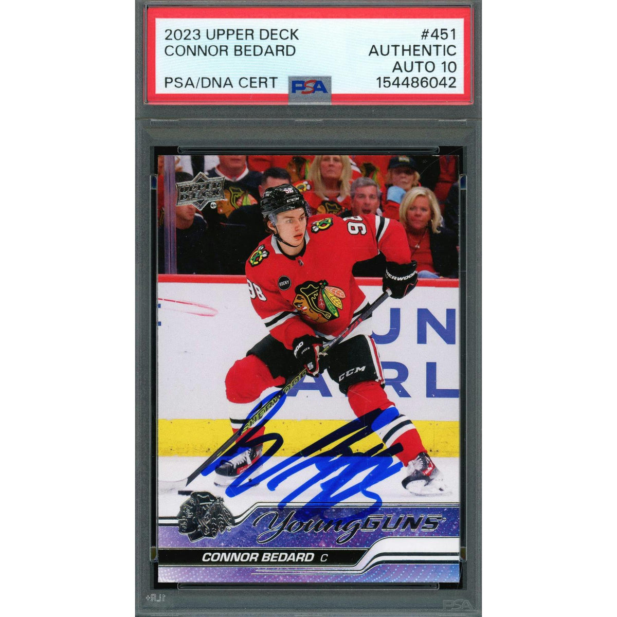 2025/26 Hit Parade Autographed Slabbed Hockey Card Young Gun Edition Series 1 Hobby 10-Box Case