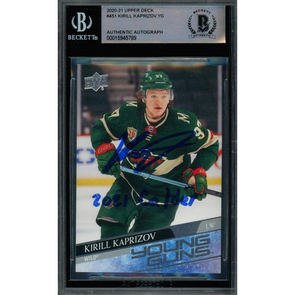 2025/26 Hit Parade Autographed Slabbed Hockey Card Young Gun Edition Series 1 Hobby 10-Box Case