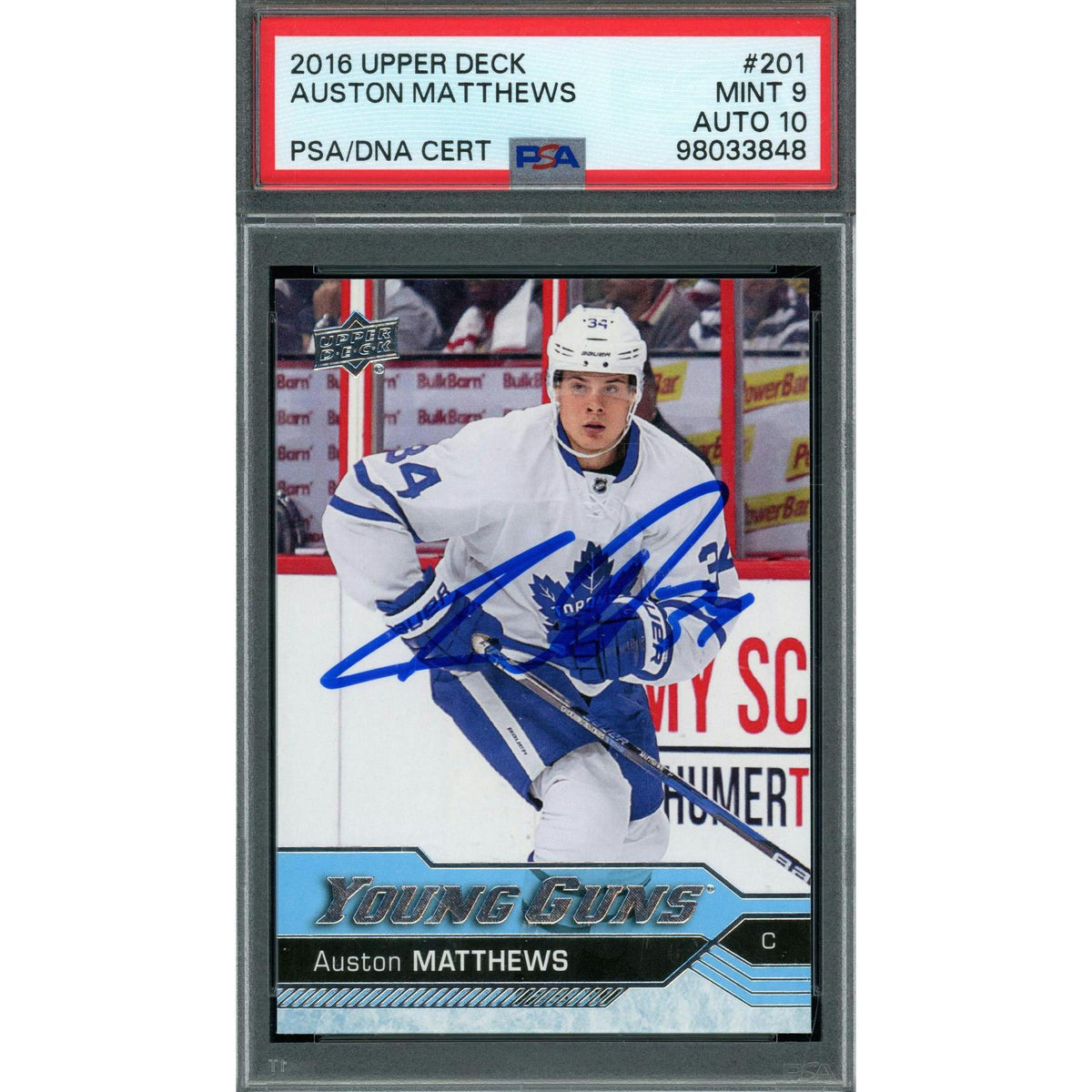 2025/26 Hit Parade Autographed Slabbed Hockey Card Young Gun Edition Series 1 Hobby 10-Box Case