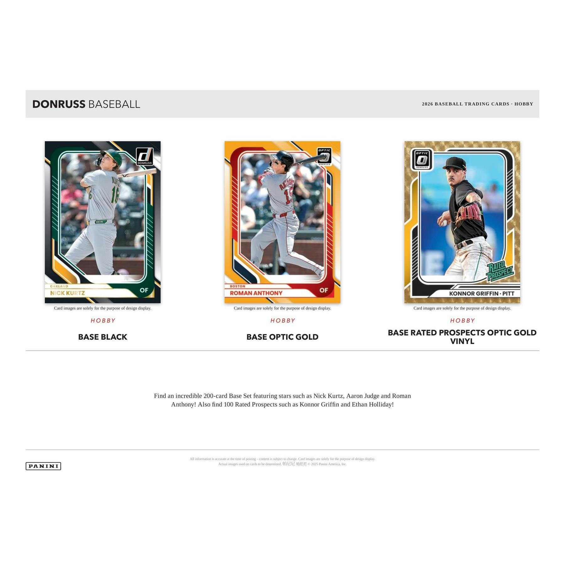 2026 Panini Donruss Baseball Hobby 12-Box Case