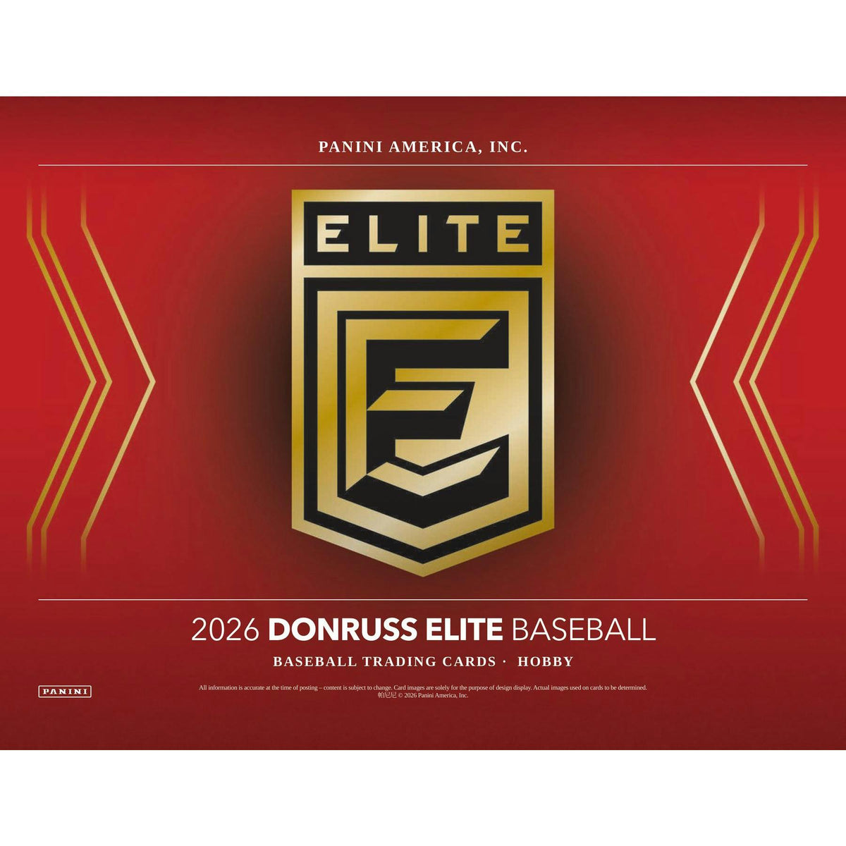 2026 Panini Donruss Elite Baseball Hobby 12-Box Case