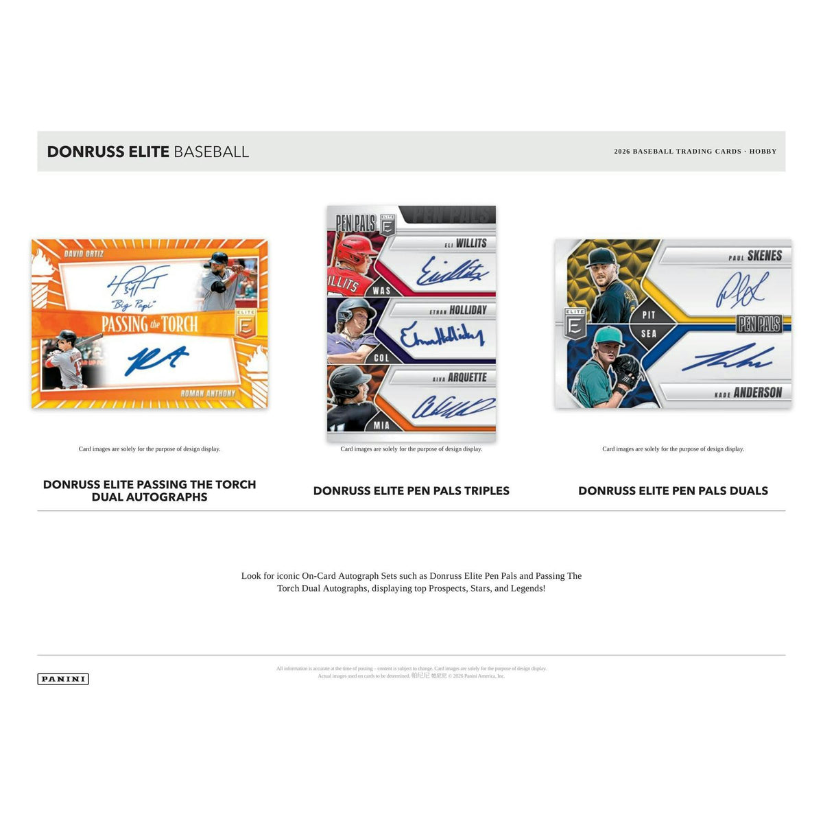 2026 Panini Donruss Elite Baseball Hobby 12-Box Case