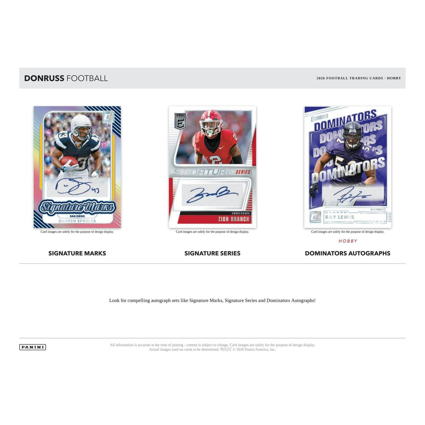 2026 Panini Donruss Football Hobby Box (Presell)