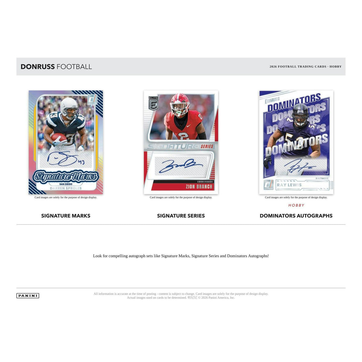 2026 Panini Donruss Football Hobby Box (Presell)