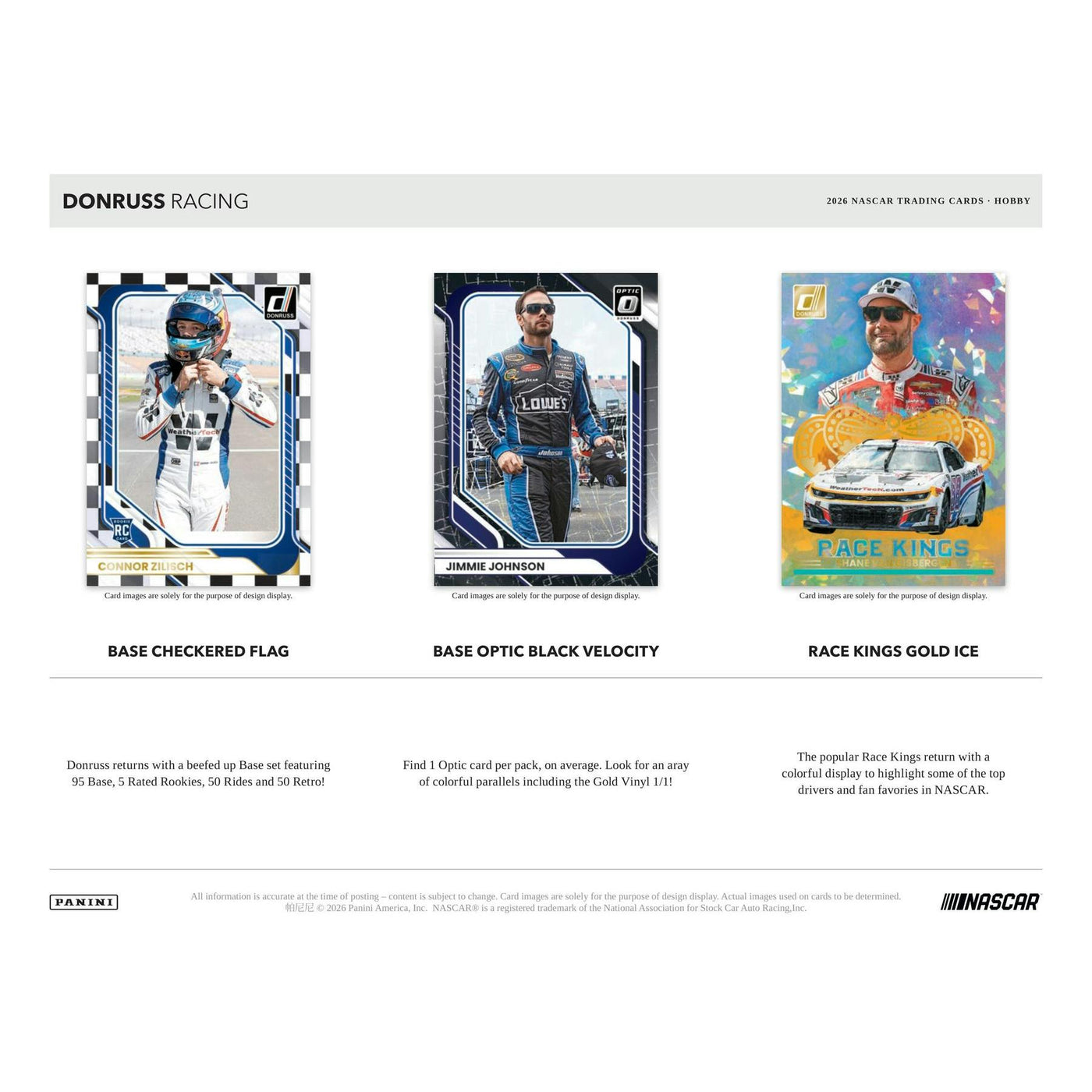 2026 Panini Donruss NASCAR Racing Hobby Box