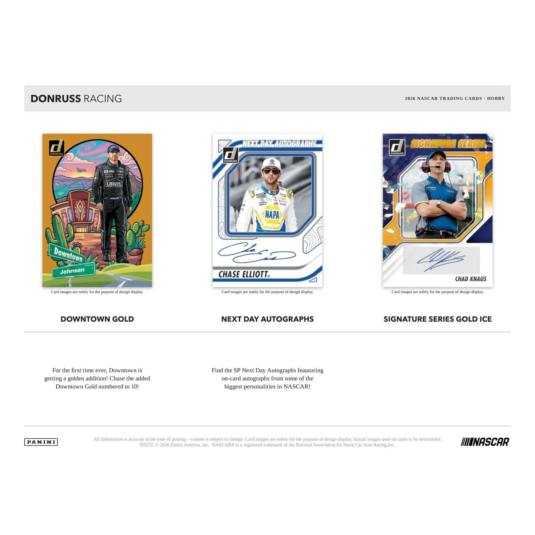2026 Panini Donruss NASCAR Racing Hobby Box