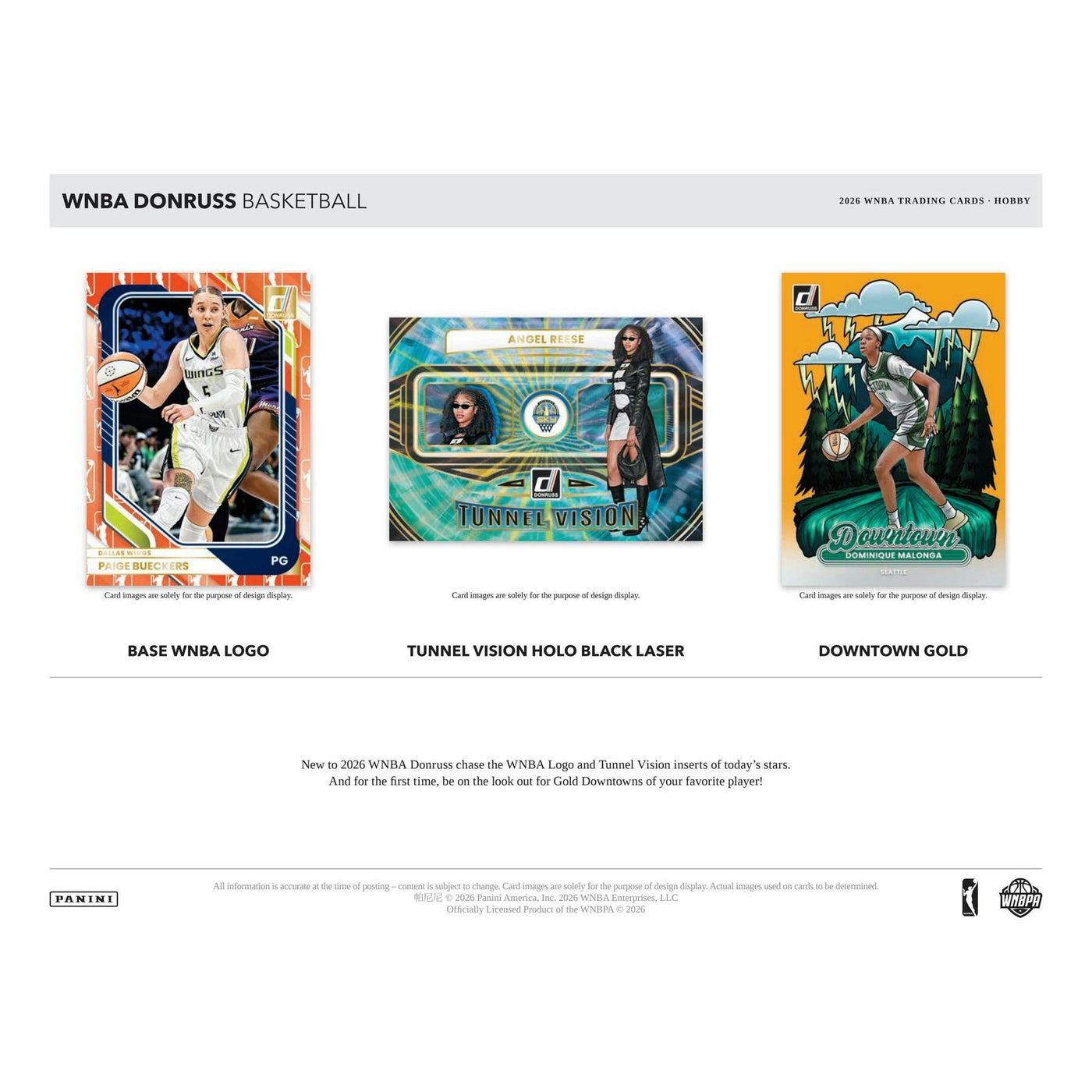 2026 Panini Donruss WNBA Basketball Hobby Box (Presell)