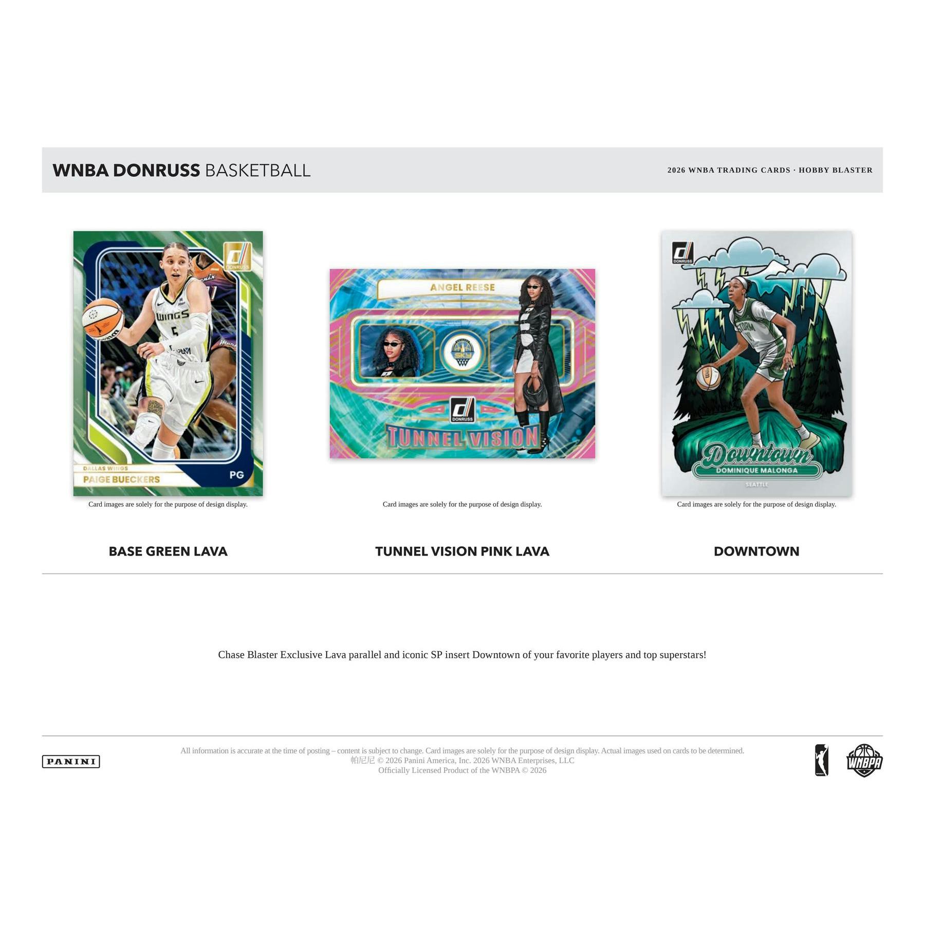 2026 Panini Donruss WNBA Basketball Blaster Hobby 20-Box Case (Presell)