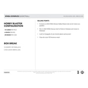 2026 Panini Donruss WNBA Basketball Blaster Hobby 20-Box Case (Presell)
