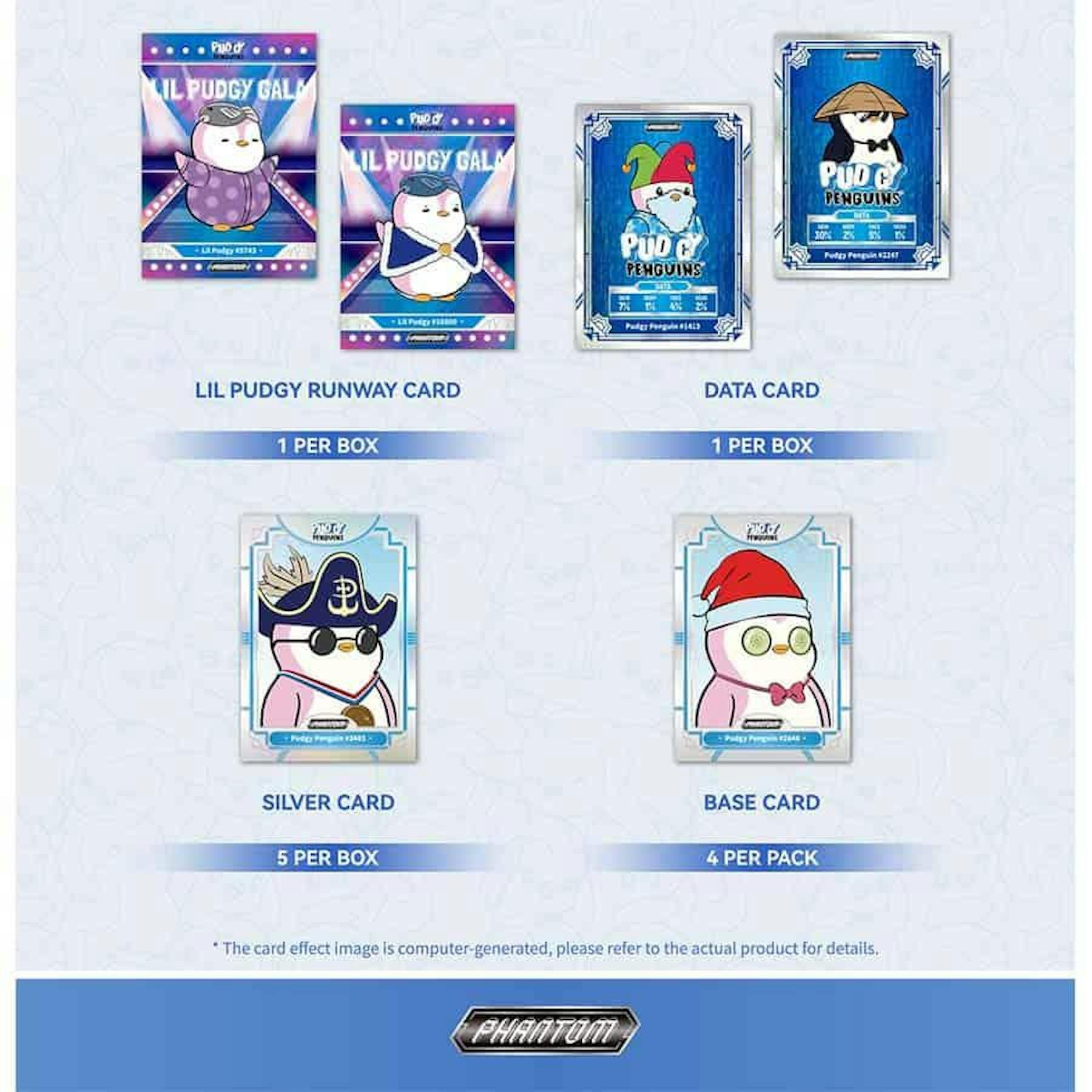 2026 Kakawow Phantom Pudgy Penguins Hobby 10-Box Case