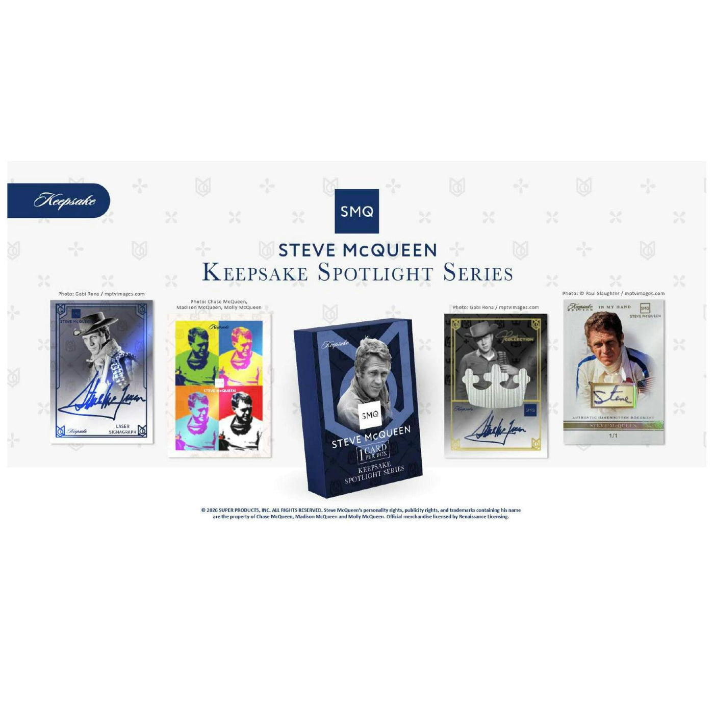 2026 Keepsake Steve McQueen King of Cool Spotlight Series Hobby Box (Presell)