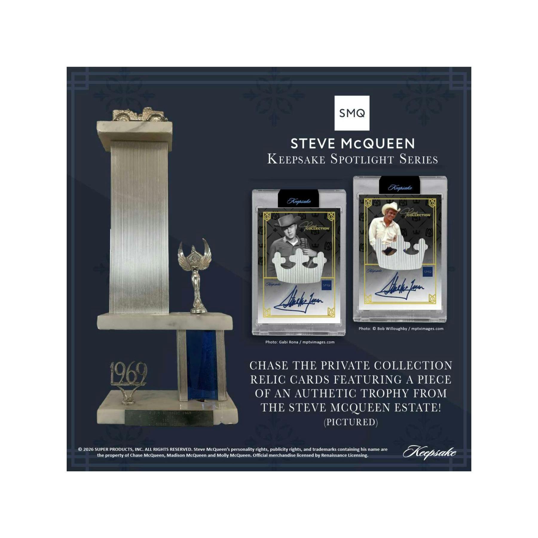 2026 Keepsake Steve McQueen King of Cool Spotlight Series Hobby Box (Presell)