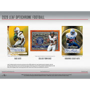 2026 Leaf Optichrome Football Hobby Jumbo 8-Box Case
