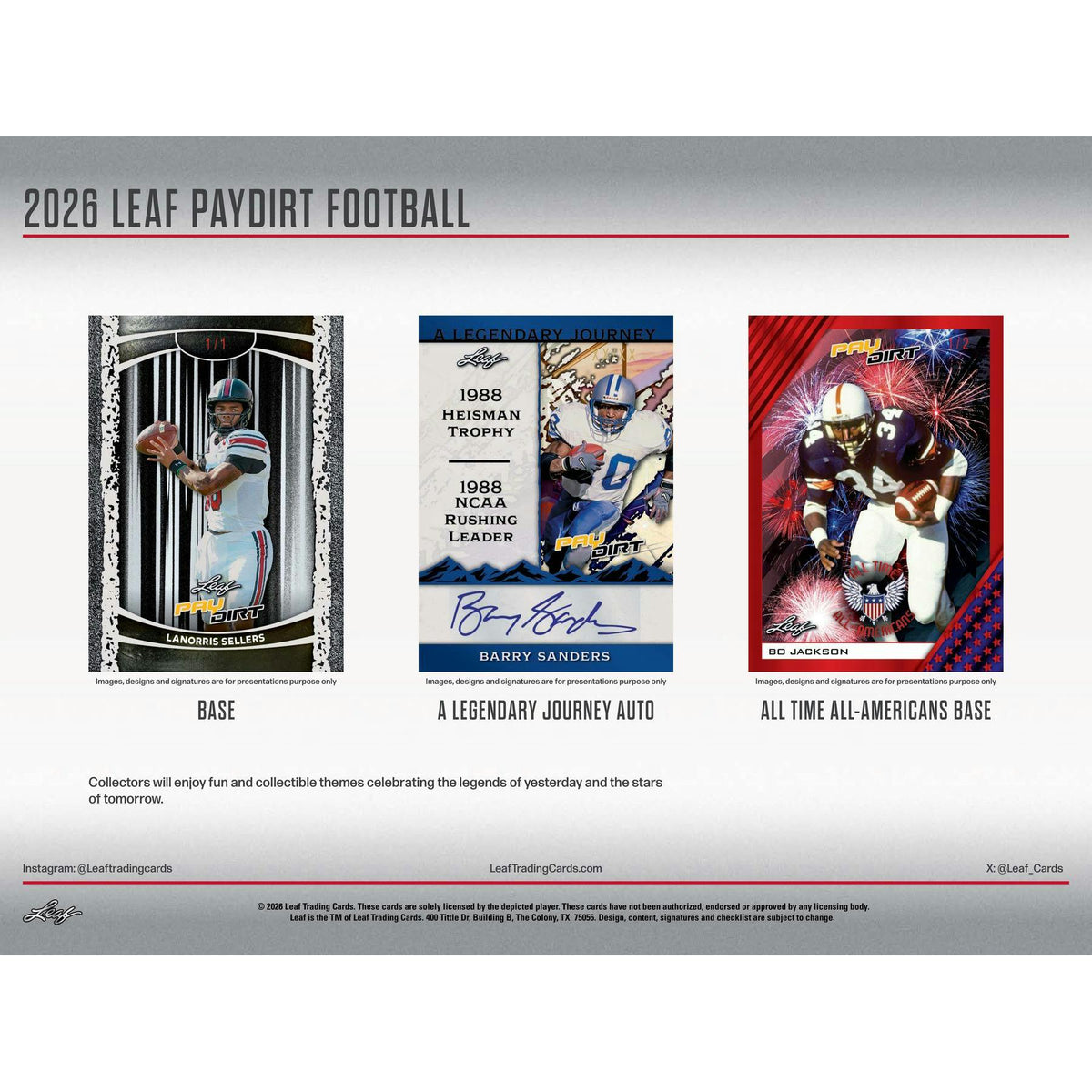 2026 Leaf Paydirt Football Hobby Jumbo Box